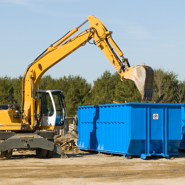 can i choose the location where the residential dumpster will be placed in Greentree